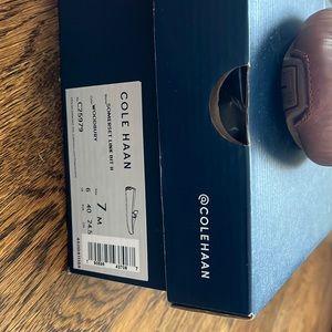 Cole Haan Somerset Link Men’s Driving Moccasins. Brand new in box size 7.
